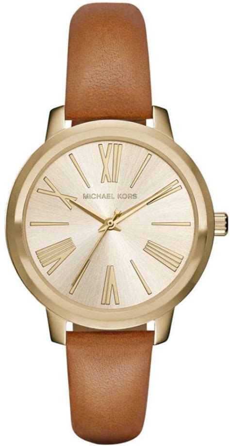 michael kors women's hartman brown watch mk2521|Women's Michael Kors Hartman Brown Leather Strap Watch .